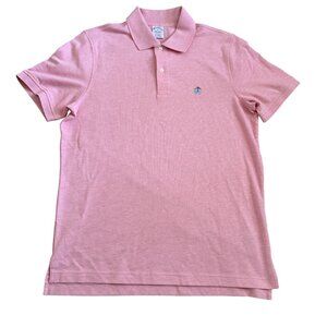 Brooks Brothers Polo Shirt Mens Medium Slim Fit Short Sleeve
